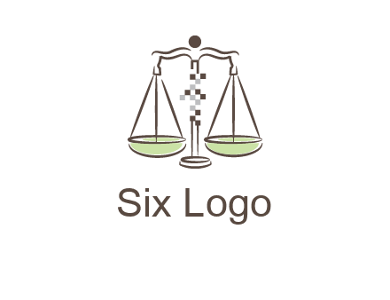 abstract scale icon