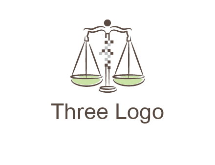 abstract scale icon