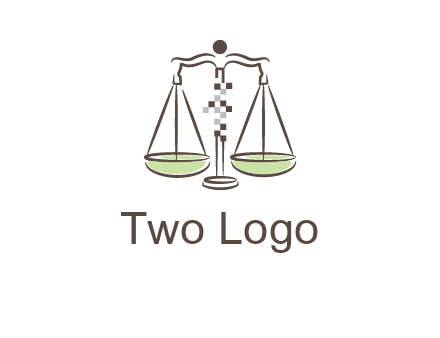abstract scale icon