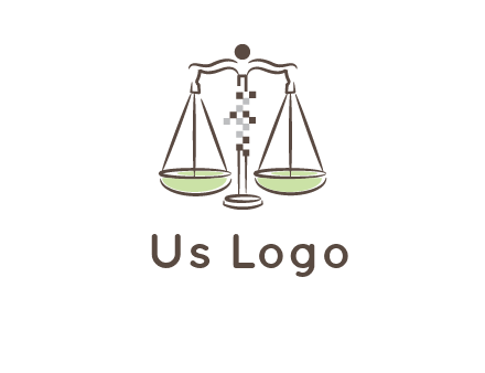 abstract scale icon