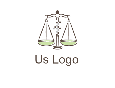 abstract scale icon