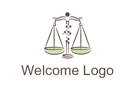 abstract scale icon