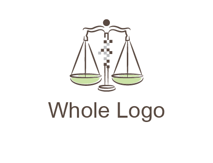 abstract scale icon