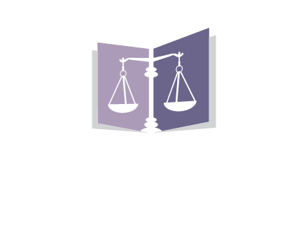 scale inside the abstract book logo