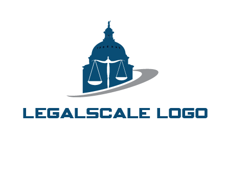 scale inside the court house with swoosh logo
