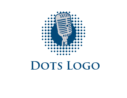 mike inside the dotted circle logo