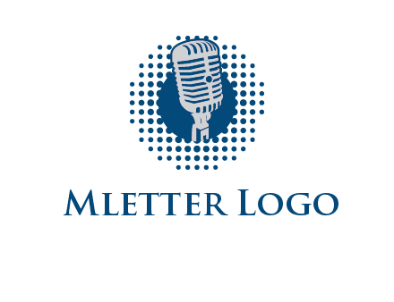 mike inside the dotted circle logo