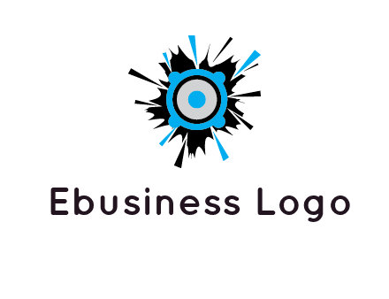 speaker inside the splash logo