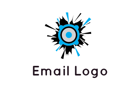 speaker inside the splash logo