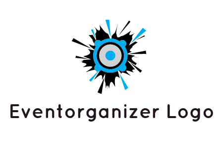 speaker inside the splash logo