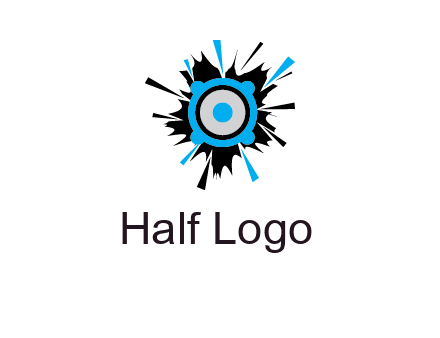 speaker inside the splash logo