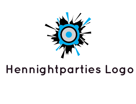 speaker inside the splash logo