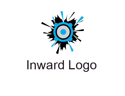 speaker inside the splash logo