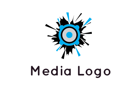 speaker inside the splash logo