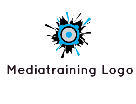 speaker inside the splash logo