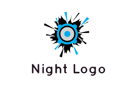 speaker inside the splash logo