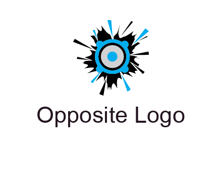 speaker inside the splash logo