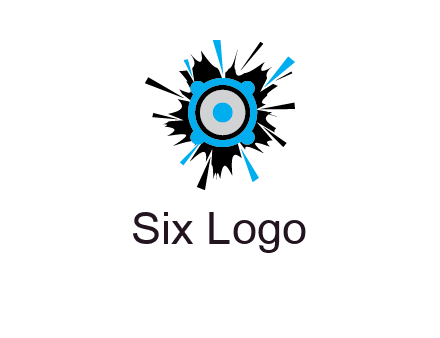 speaker inside the splash logo