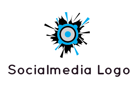 speaker inside the splash logo
