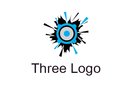 speaker inside the splash logo