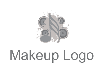 music note inside the splash with speakers logo