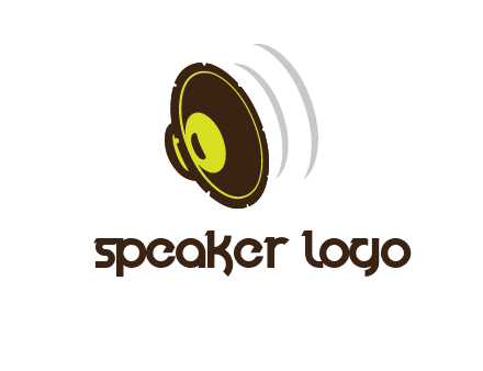 speaker with swoosh icon