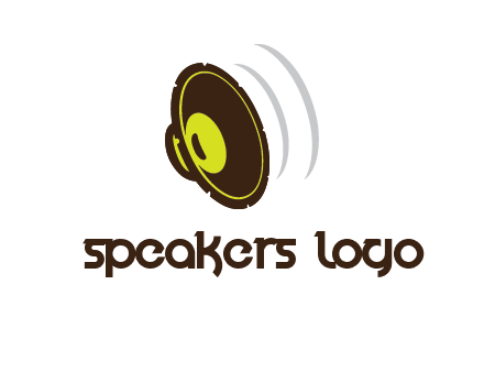 speaker with swoosh icon