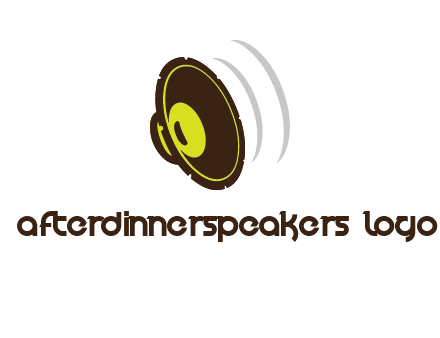 speaker with swoosh icon