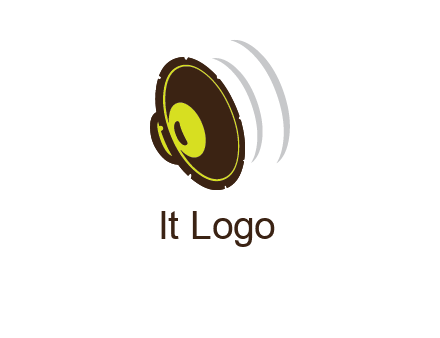 speaker with swoosh icon