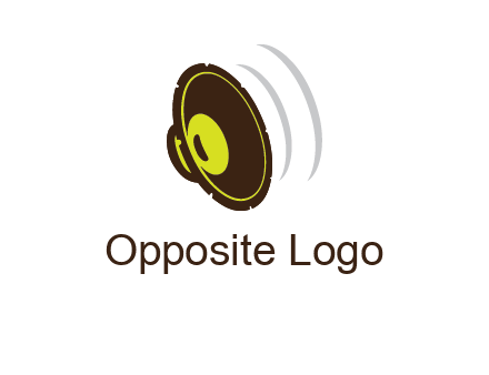 speaker with swoosh icon