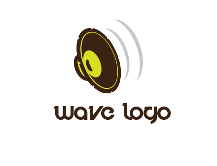 speaker with swoosh icon