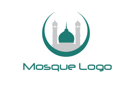 mosque inside the circle swoosh logo
