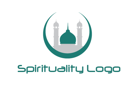mosque inside the circle swoosh logo