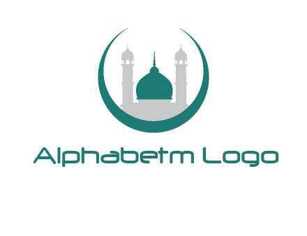 mosque inside the circle swoosh logo