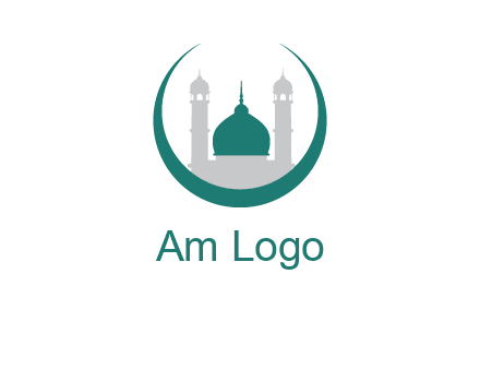 mosque inside the circle swoosh logo