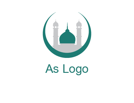 mosque inside the circle swoosh logo