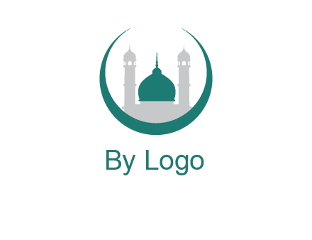 mosque inside the circle swoosh logo