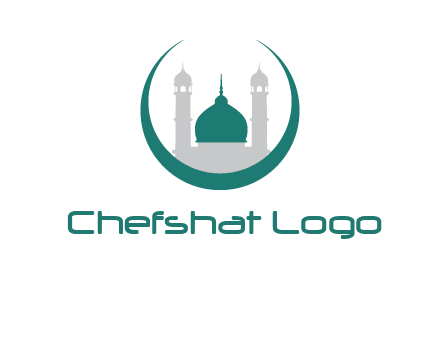 mosque inside the circle swoosh logo