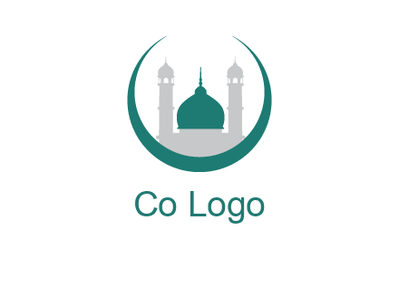 mosque inside the circle swoosh logo