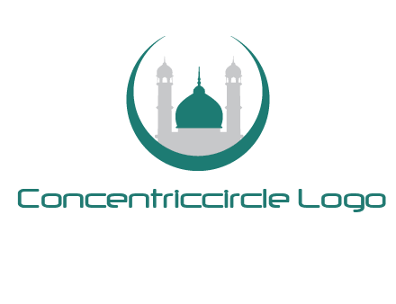 mosque inside the circle swoosh logo