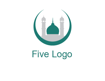 mosque inside the circle swoosh logo