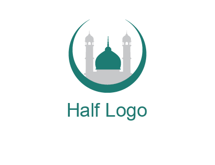 mosque inside the circle swoosh logo