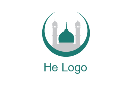 mosque inside the circle swoosh logo