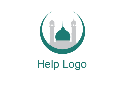 mosque inside the circle swoosh logo