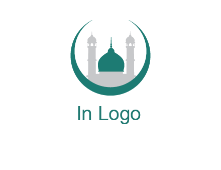 mosque inside the circle swoosh logo