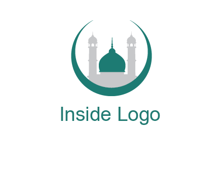 mosque inside the circle swoosh logo