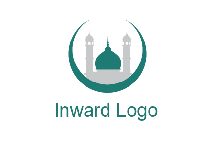 mosque inside the circle swoosh logo