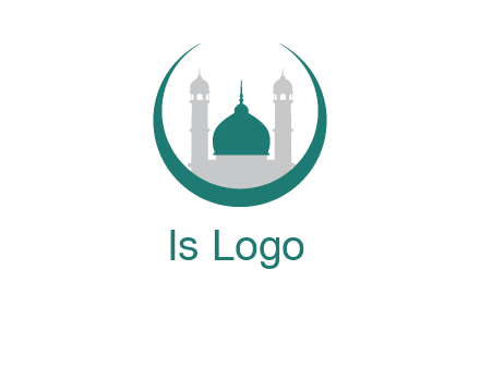 mosque inside the circle swoosh logo