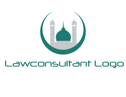 mosque inside the circle swoosh logo
