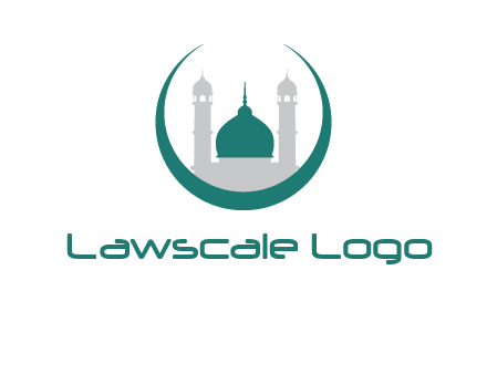 mosque inside the circle swoosh logo